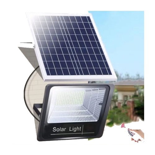 Ilumina o exterior com Projetor Solar 150W
