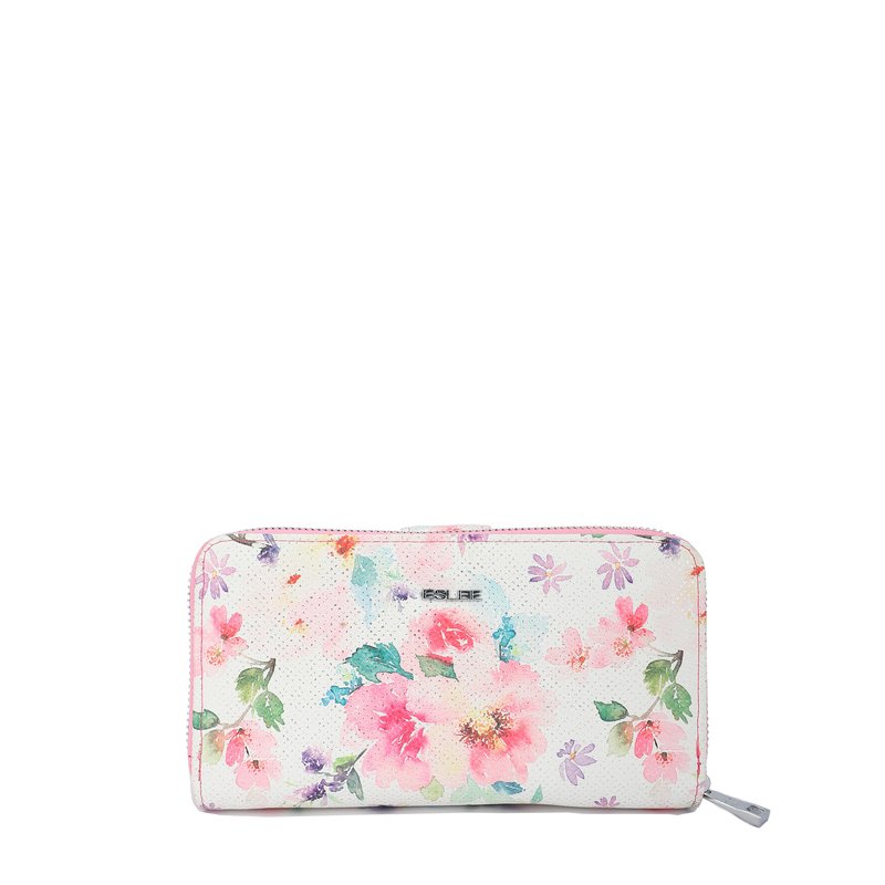 Carteira de senhora com flores