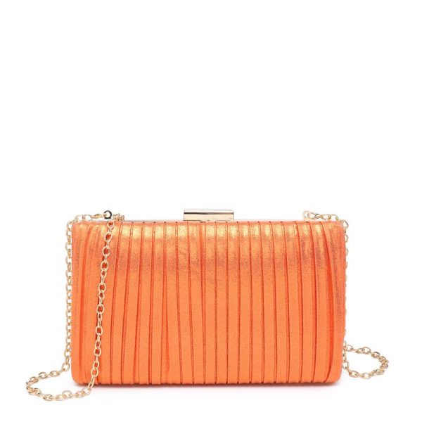 Pochette de senhora em tecido brilhante