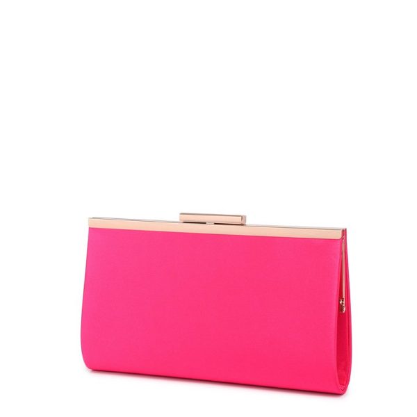 Clutch Salmão com Detalhe
