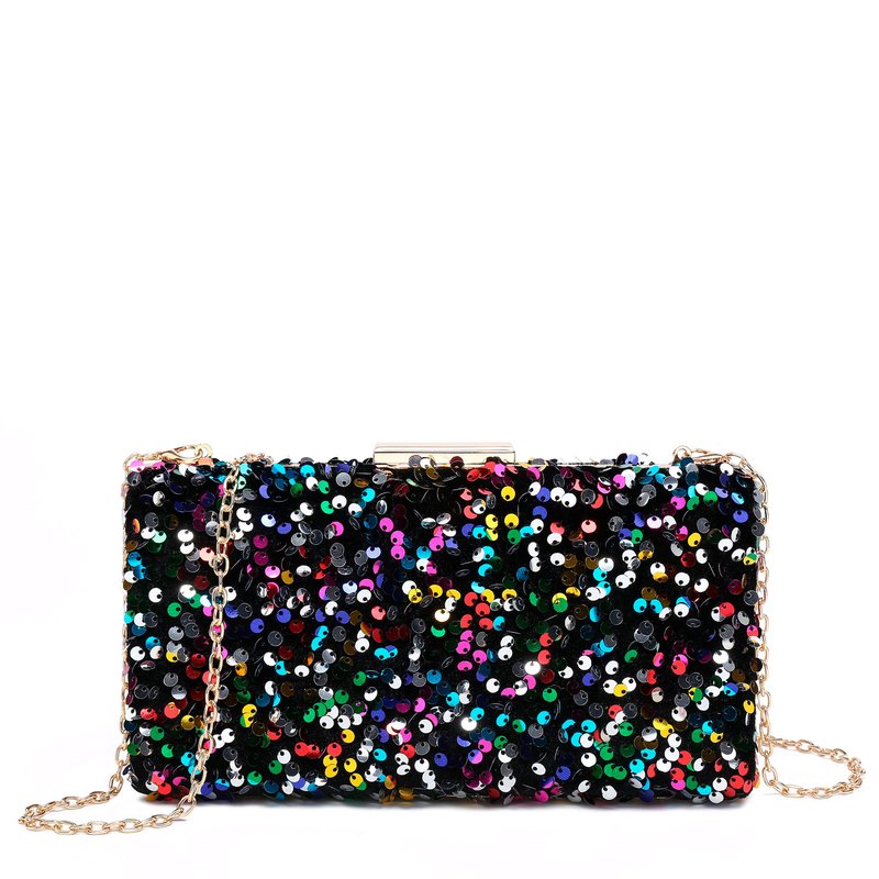 Clutch Lantejoulas Rosa