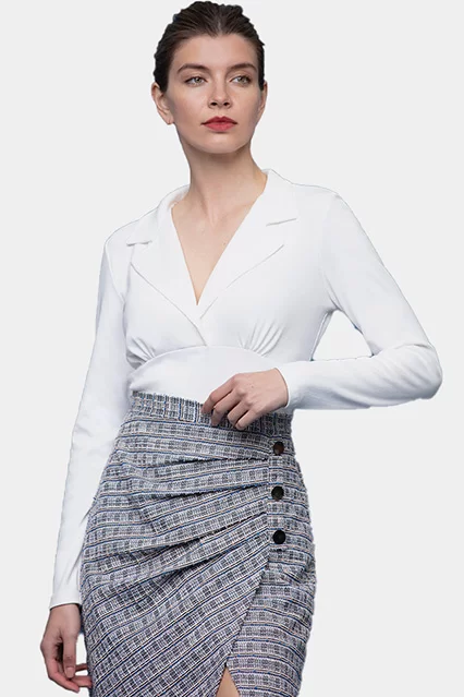 Camisola com Lapela