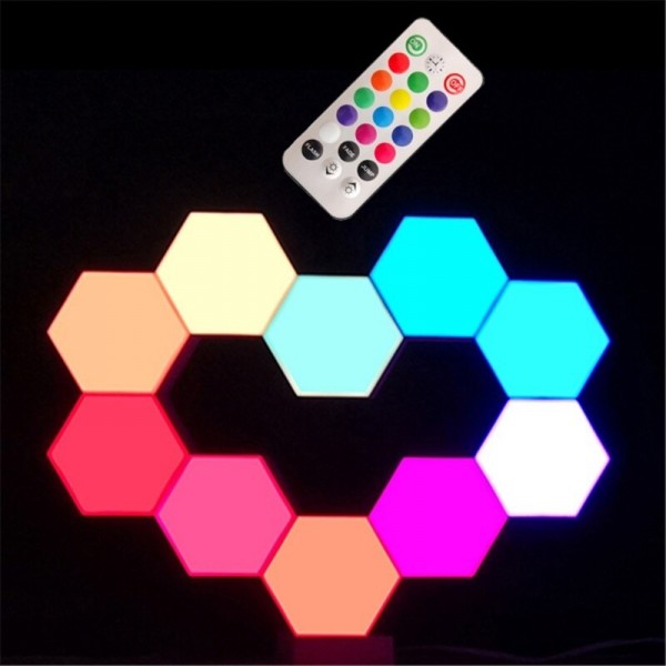 Painel LED Hexagonal (3un)