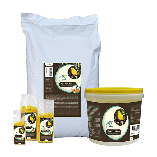 Ca - Papa Amarela P/ Aves Com Ovo E Mel - 500Gr - 500 Gr