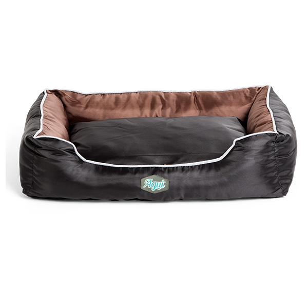 Agui Waterproof Bed - 61X48X18Cm - Black/Brown