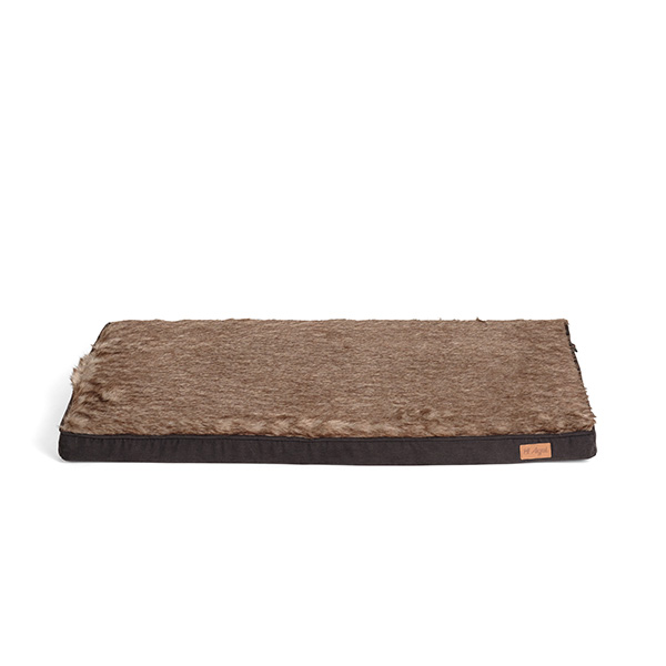 Agui Furry Cushion - 90X60X6Cm - Black - 90X60X6 Cm
