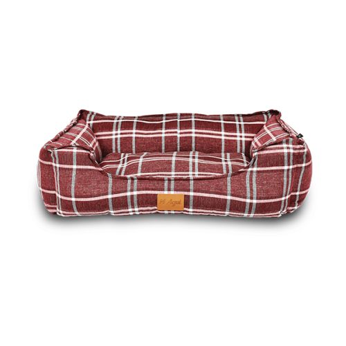 Agui Scotland Bed - 70X60X23 Cm - Chess Red - 70 X 60 X 23 Cm