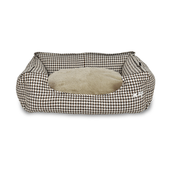 Agui Tweed Bed - 95X75X28 Cm - Latte - 95 X 75 X 28 Cm