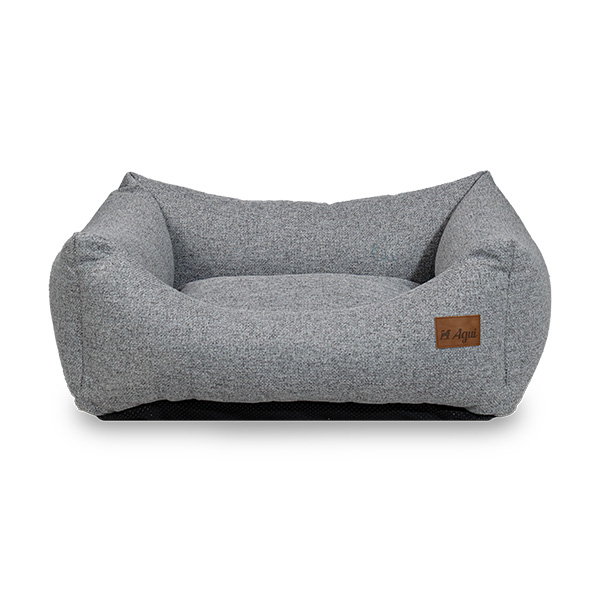 Agui Noble Bed - 60X50X25 Cm - Moon Grey - 60 X 50 X 25 Cm