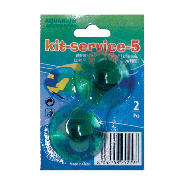 Haquoss Kit Service 6 - Ventosas P/ Tubo Água 16/22 - 2 Un.