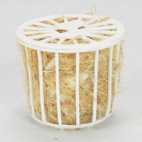 Suporte Mat. Ninhos Côco Sisal Juta Alg - 12 Unidades - 20G C/ Suporte - 12 Unidades