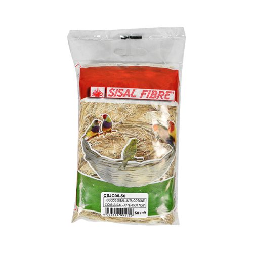Materia P/ Ninhos Côco Sisal Juta Algodão - 500G - 500 G