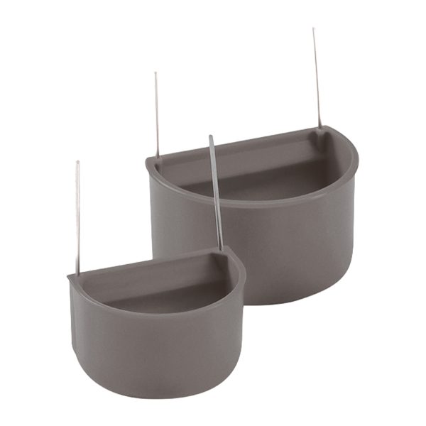 Comedouro P/ Pássaros C/ Ganchos - Reciclado 7,5X5X4 Cm (Pack 12Un)
