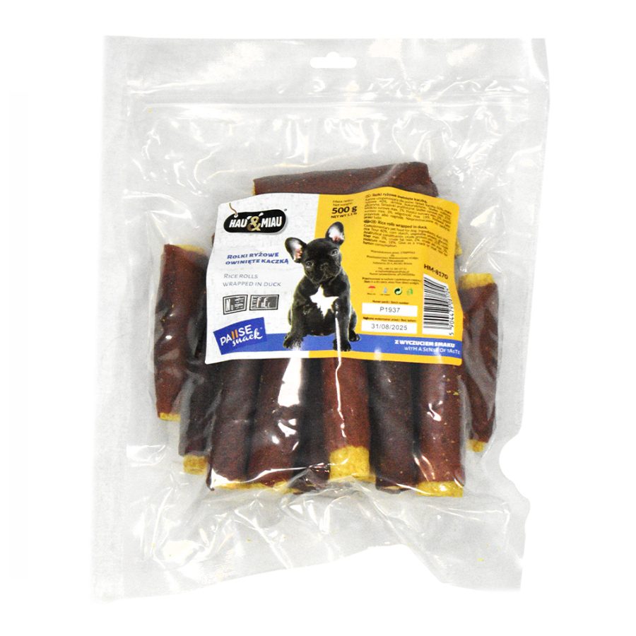 Snack Natural "Rice Rolls Wrapped In Duck" - Pato - 500G