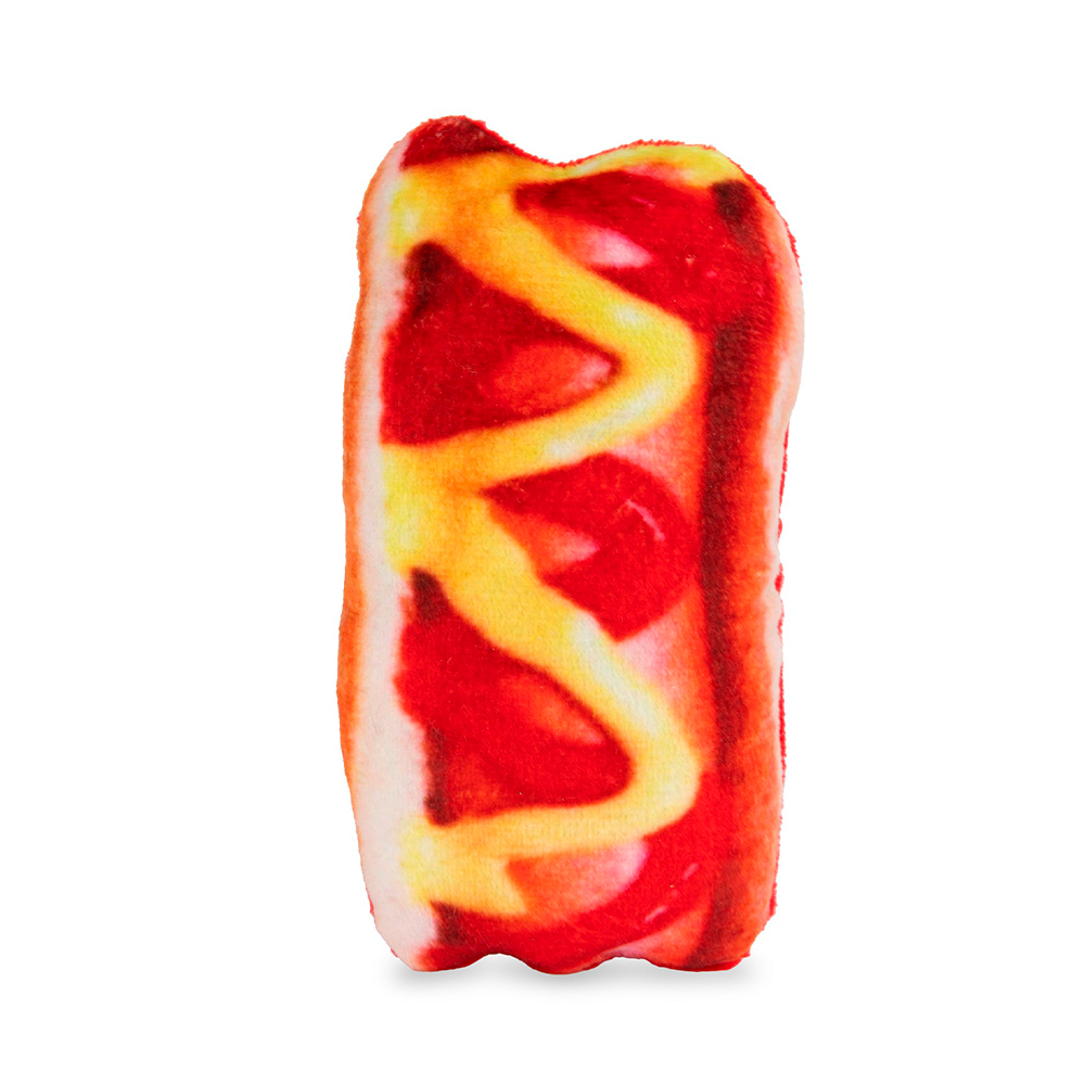 Brinquedo Cão "Plush Hot Dog" - 17 Cm