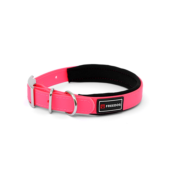 Coleira Ergo Pvc Rosa - 20Mm X 40Cm - 20Mm X 30/40Cm