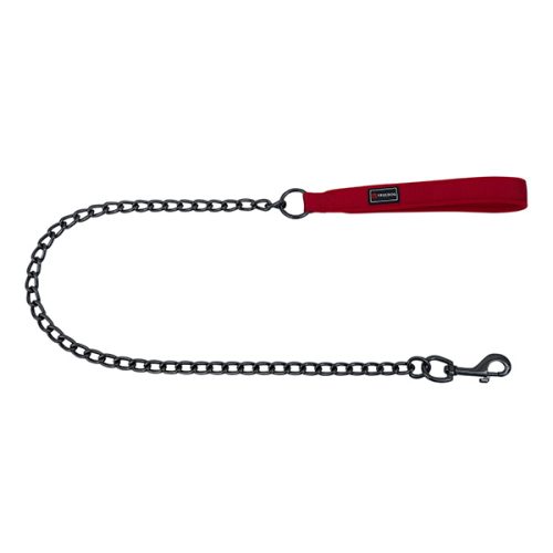 Trela Metálica Gun C/Pega Nylon 3Mm - 15Mm - 100Cm Vermelho - 15Mm X 100Cm