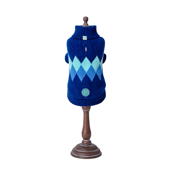 Camisola Rhombus - Azul- 40 Cm