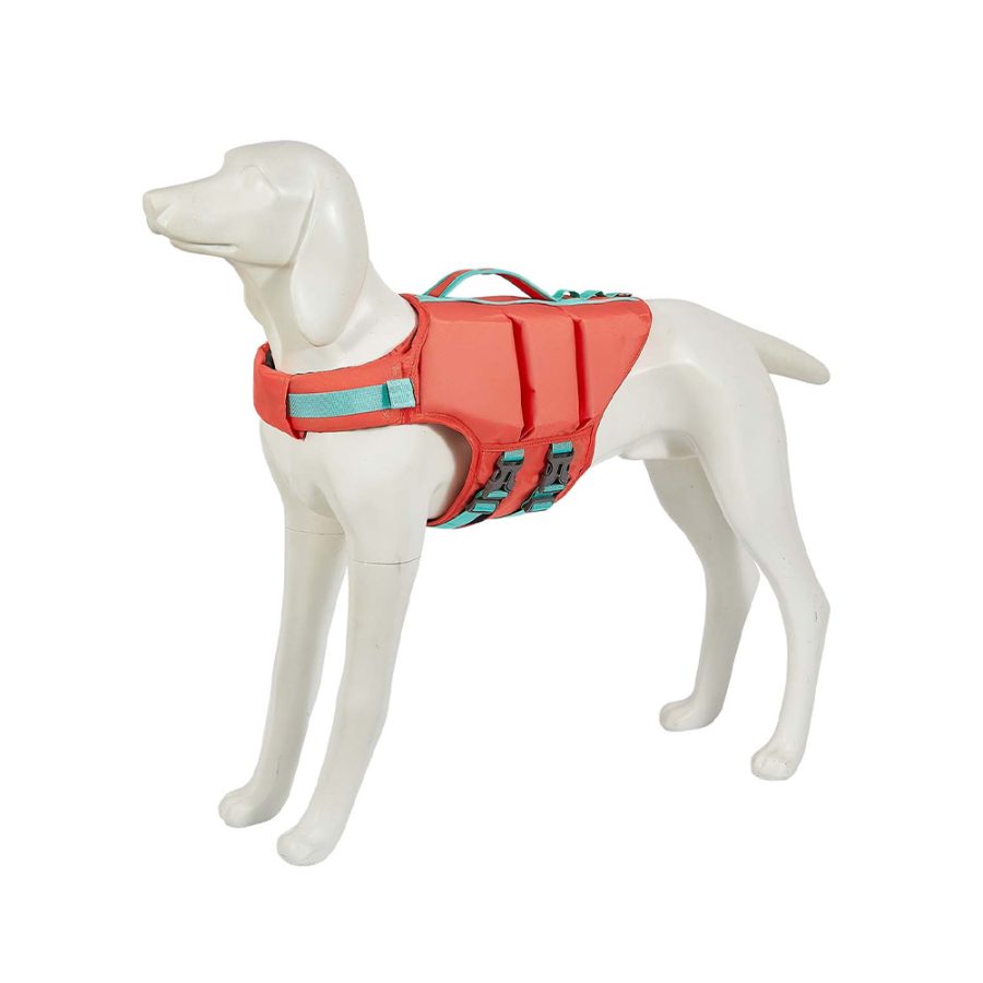 Freedog Life Jacket Pro Coral - Xxl 45Cm Pescoço 45Cm Peito 60Cm - Xxl - 45 X 45 X 60 Cm
