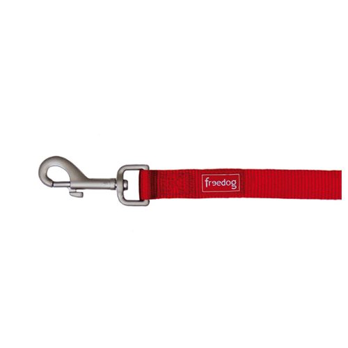 Trela Nylon Basic Vermelho 20Mm X 120Cm