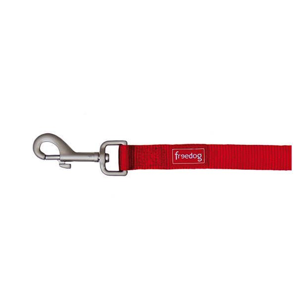 Trela Nylon Basic Vermelho 25Mm X 120Cm