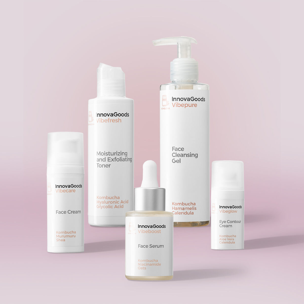 Pack de Rotina Facial Kombucha InnovaGoods