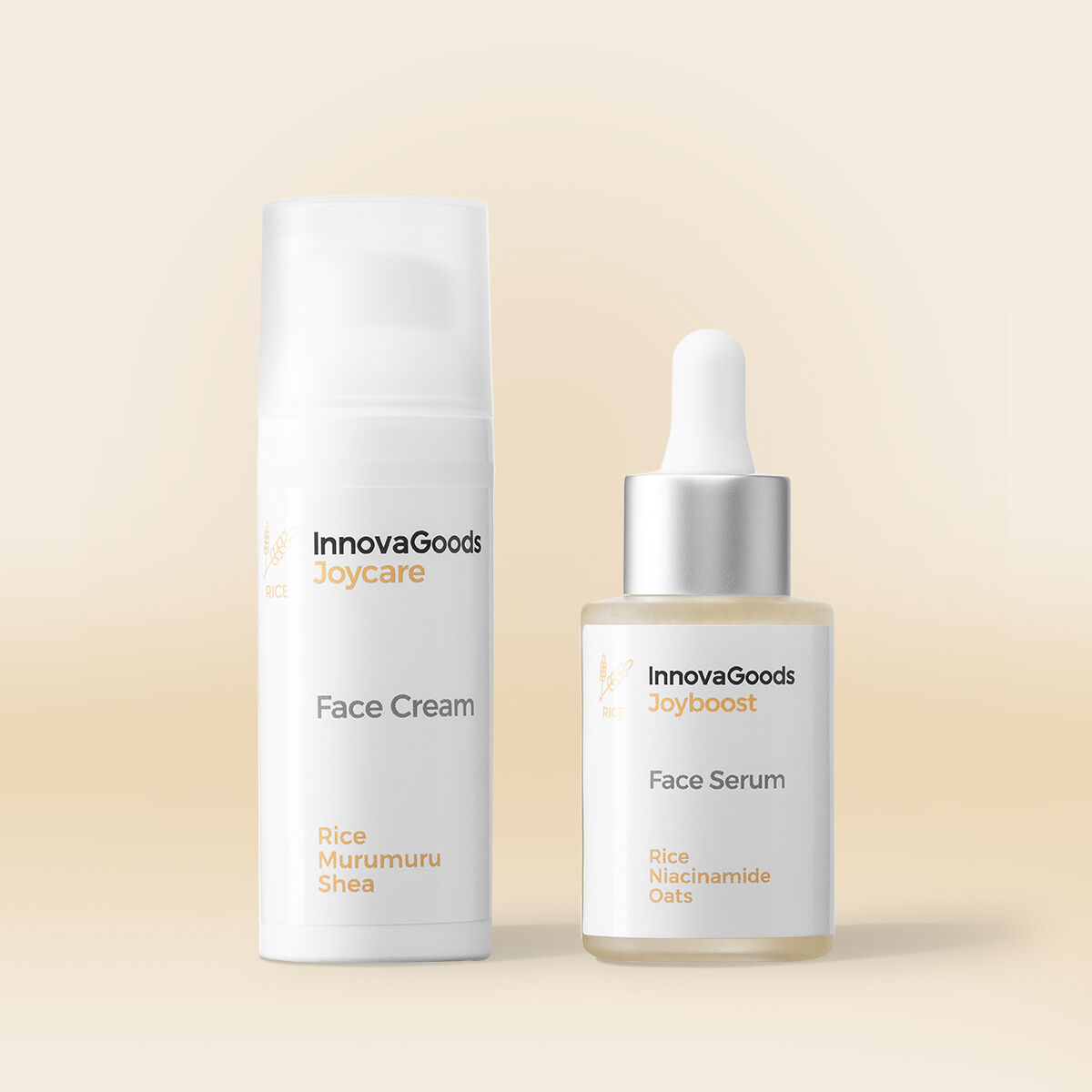 Pack Duplo de Hidratação Facial Rice InnovaGoods
