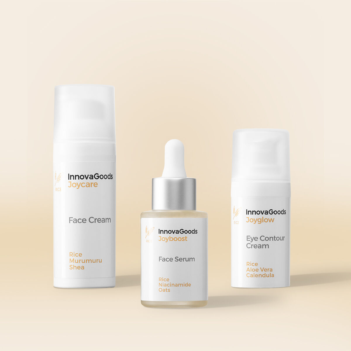 Pack de Hidratação Facial Rice InnovaGoods