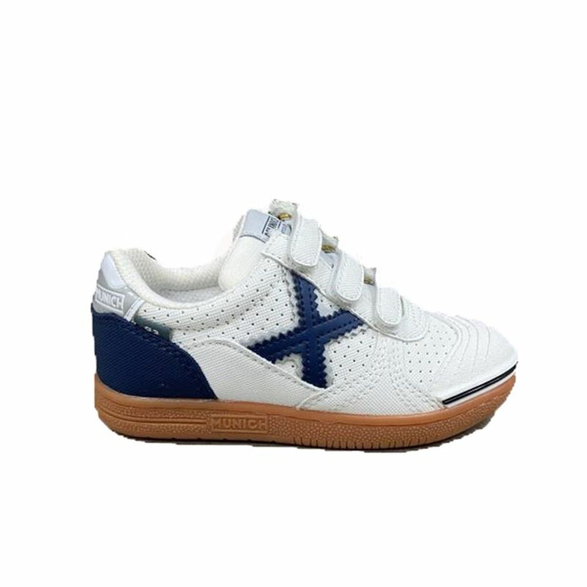 Chuteiras de Futebol de Salão Infantis Munich G-3 Branco