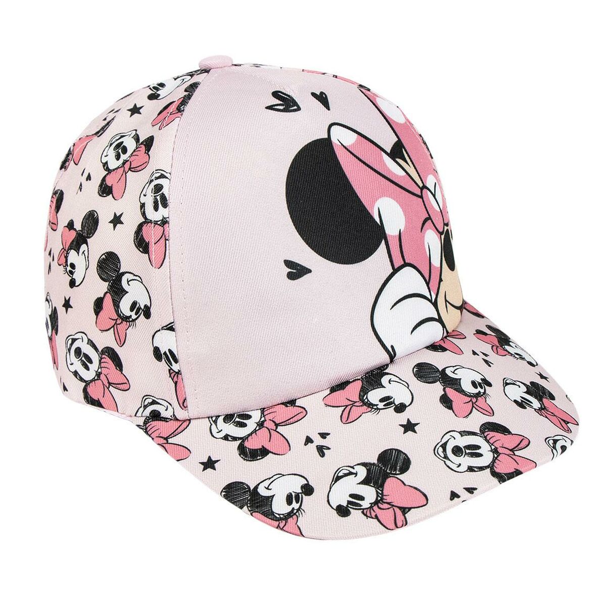Boné Infantil Minnie Mouse Cor de Rosa (53 cm)