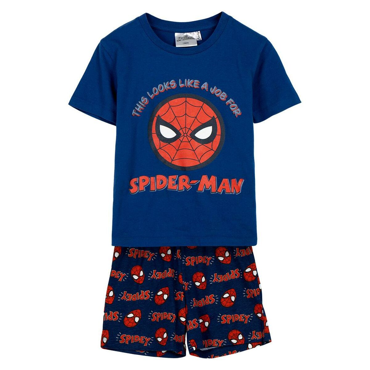 Pijama Infantil Spider-Man Azul