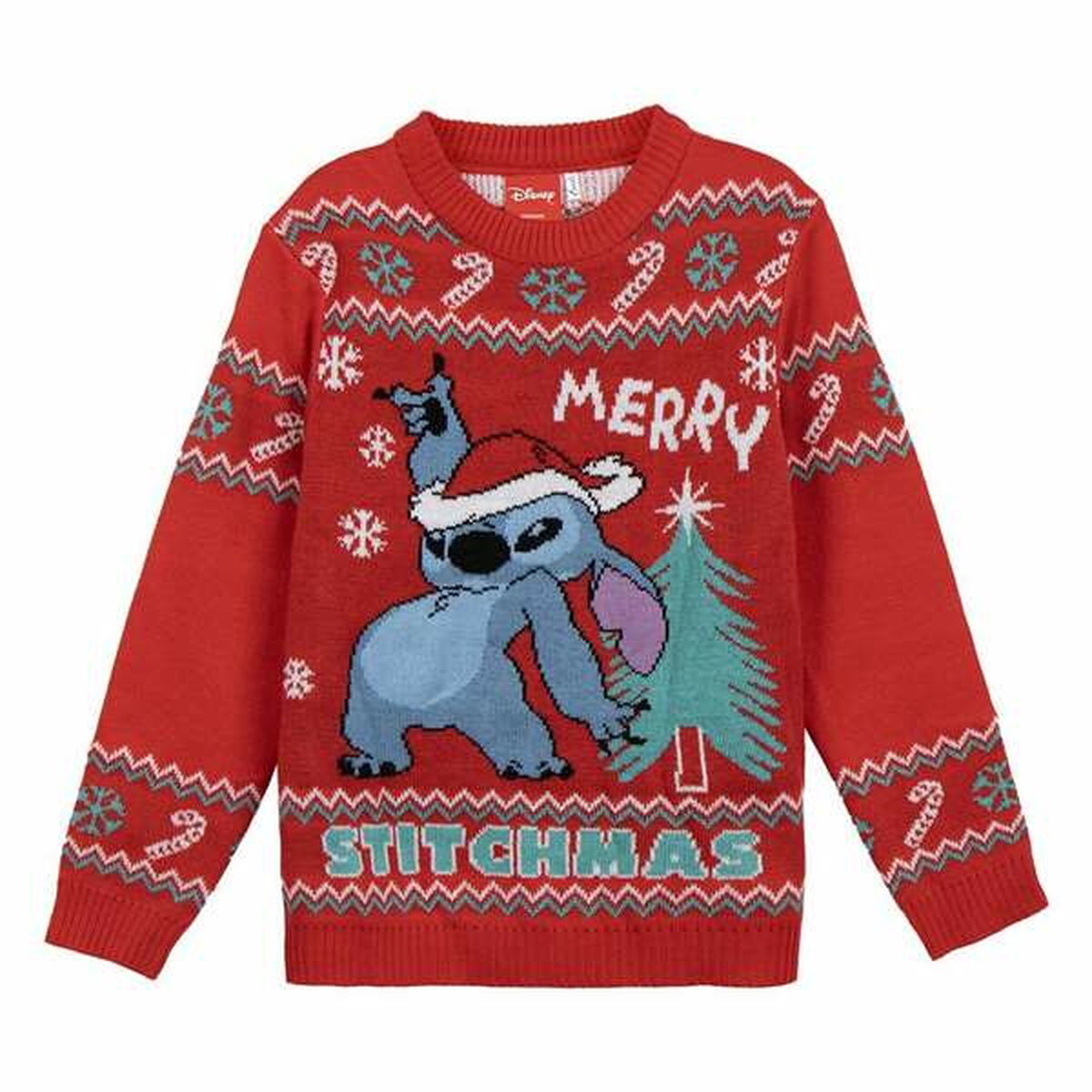 Jersey Unissexo Stitch Vermelho