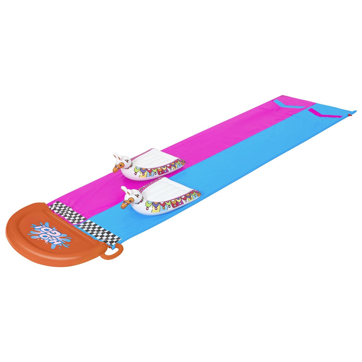 Bestway Pista Deslizante Doble Animais Llama 488x138 cm +3 Anos Jardim 52320