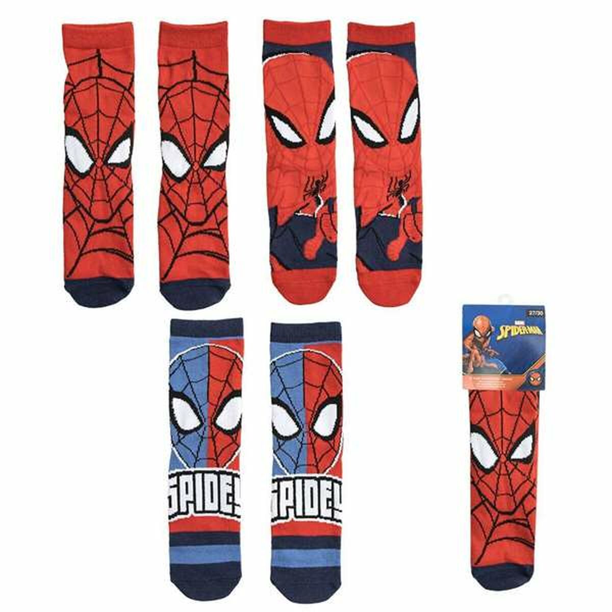 Meias Spider-Man Multicolor