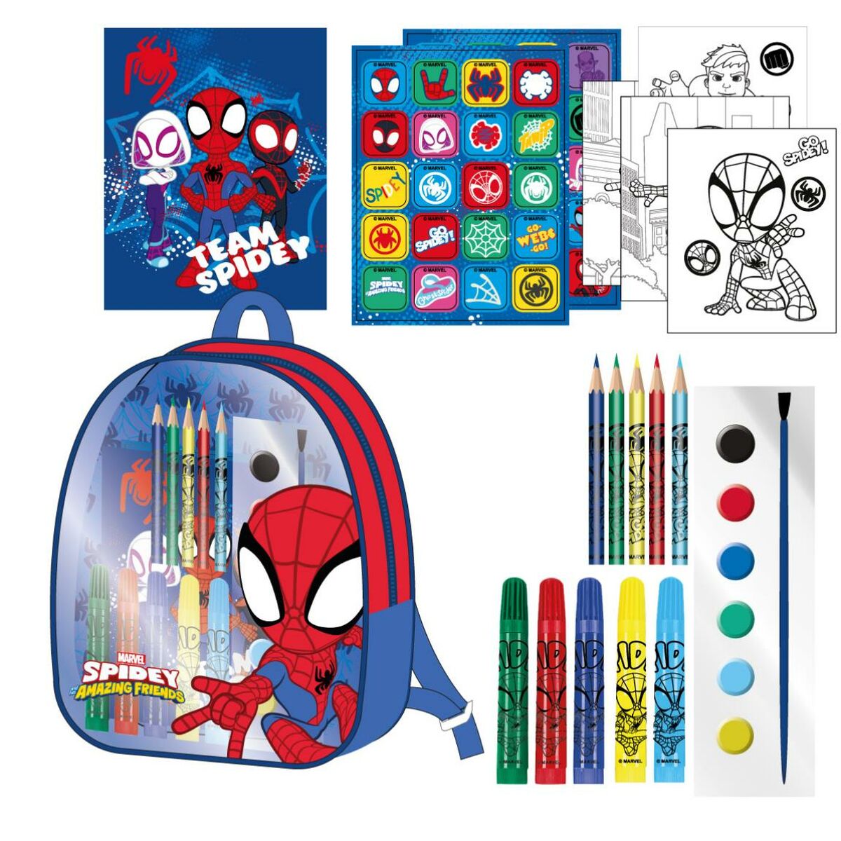 Conjunto de Desenho Spidey