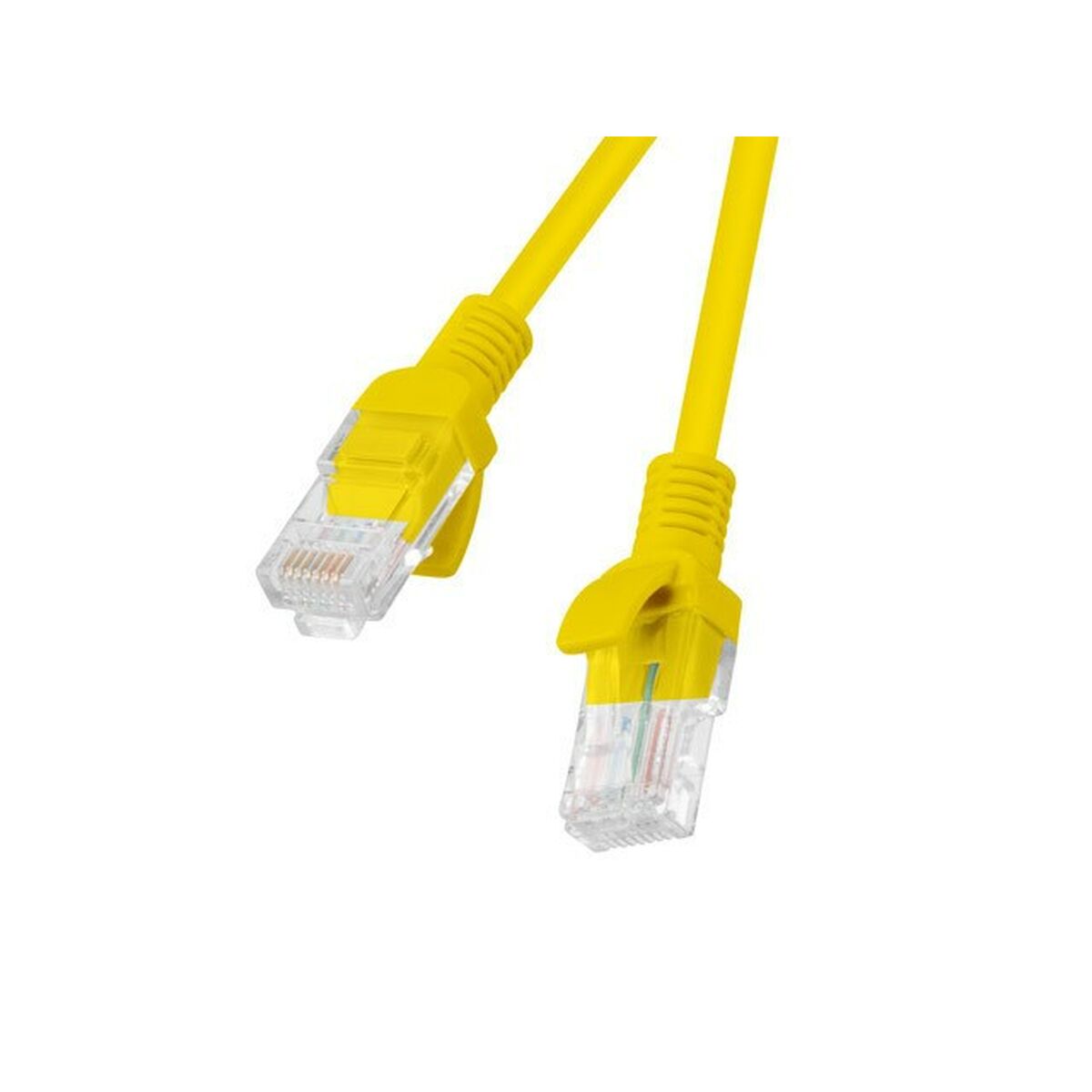 Cabo de rede rígido UTP Categoria 5e Lanberg PCU5-20CC-0025-Y Amarelo 25 cm