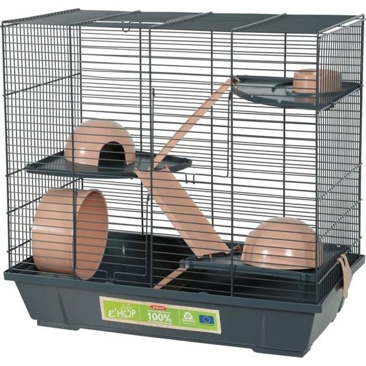 Jaula Zolux EHOP Metal Plástico