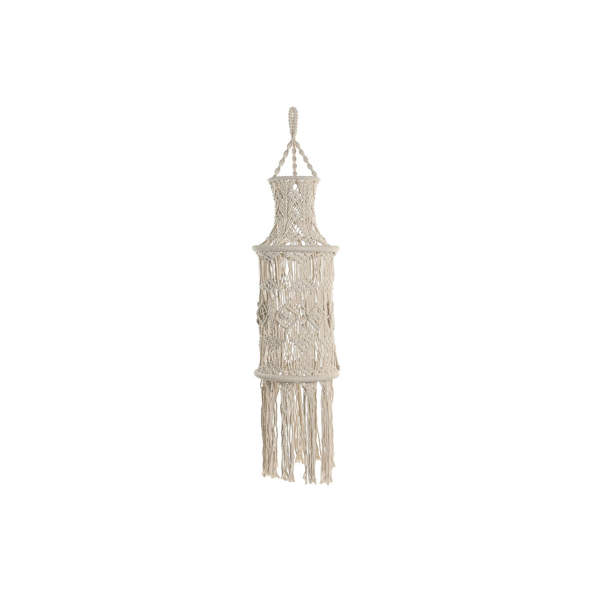 Abajur Home ESPRIT Macramé Urbana 25 x 25 x 108 cm