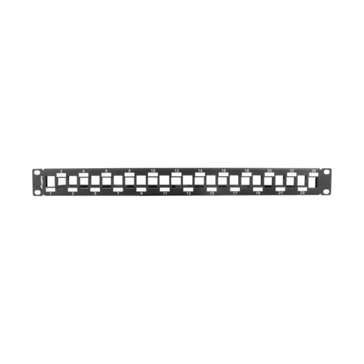 Patch Painel 24 Portas UTP Categoria 6 Lanberg PPKS-1224-B