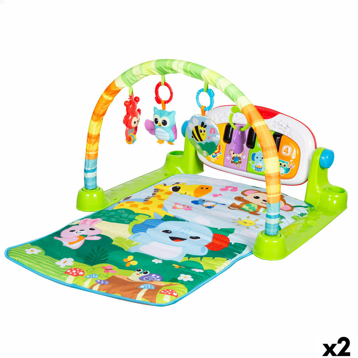 Tapete de jogos Winfun Tecido Plástico 63 x 43 x 91 cm (2 Unidades)