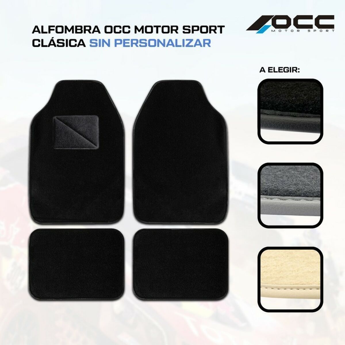 Conjunto de Tapetes de Carro OCC Motorsport OCCFT0044GR