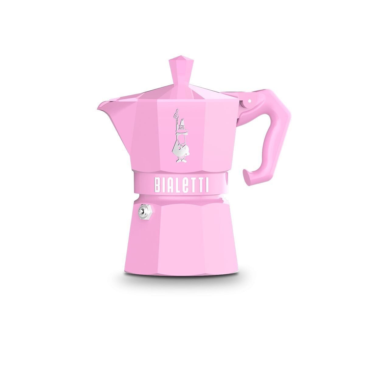 Cafeteira Italiana Bialetti MOKA EXCLUSIVE 3T Cor de Rosa Alumínio Plástico Baquelite 3 Kopjes