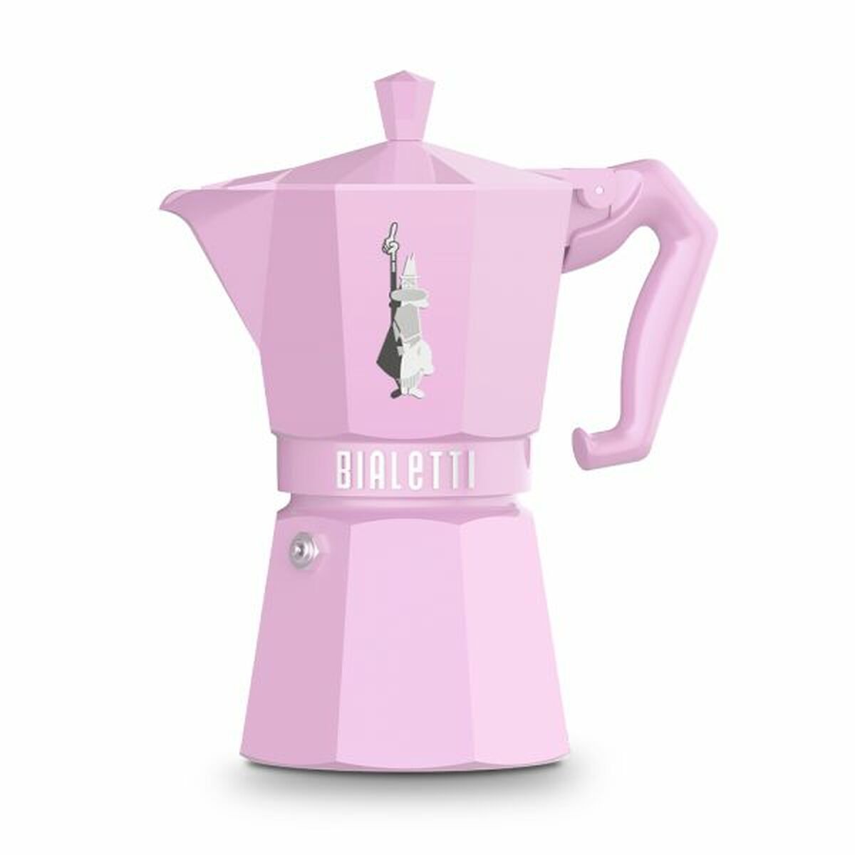 Cafeteira Italiana Bialetti MOKA EXCLUSIVE Cor de Rosa Alumínio 6 Copos