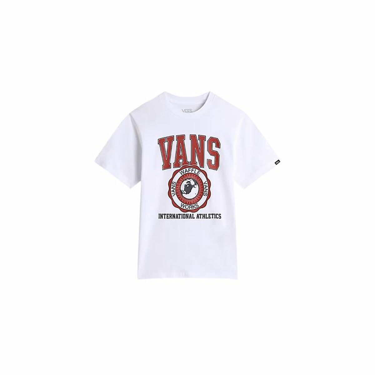 Camisola de Manga Curta Infantil Vans Inter Branco