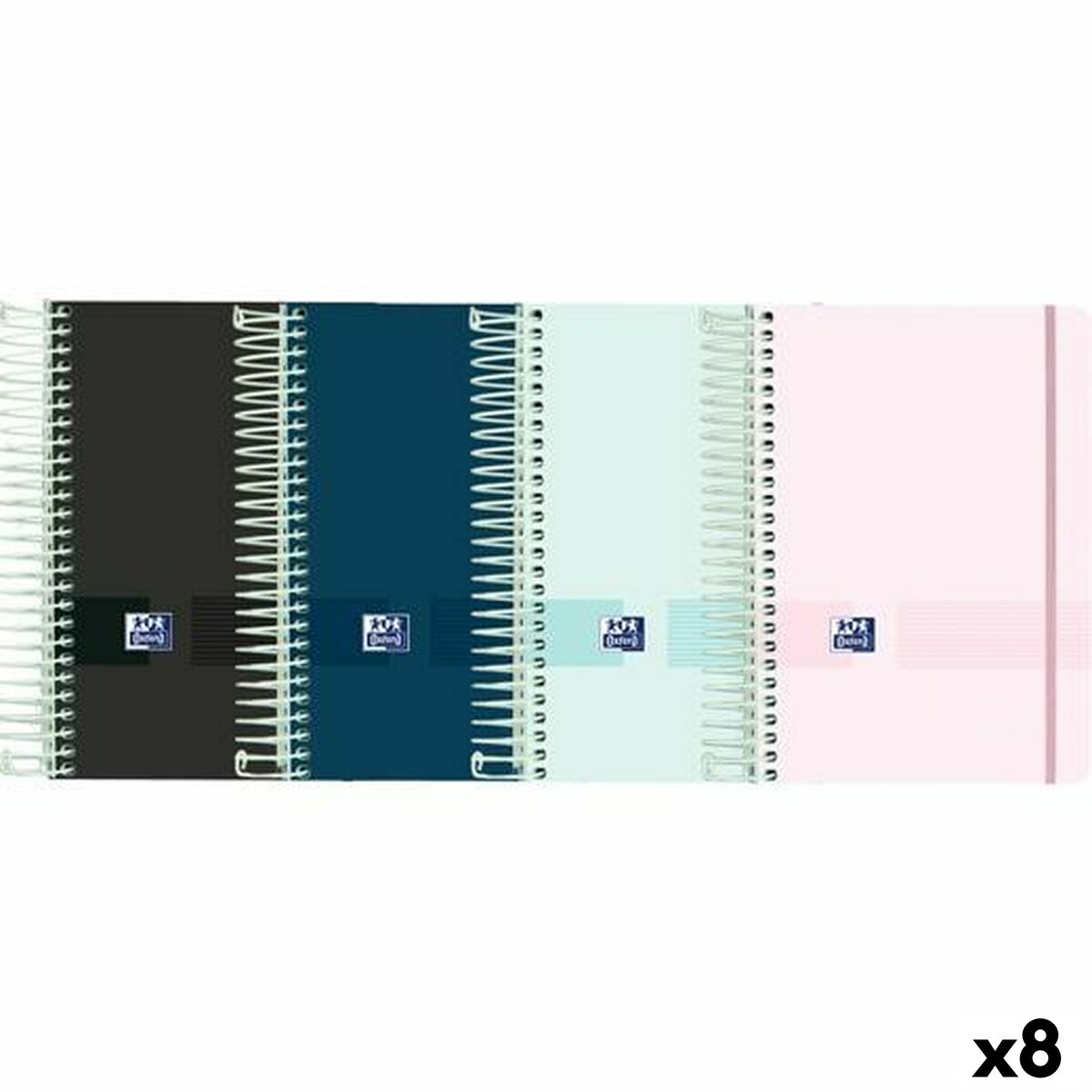 Agenda Oxford LIVE&GO 1/8 12 x 18 cm 2025-2026 (8 Unidades)
