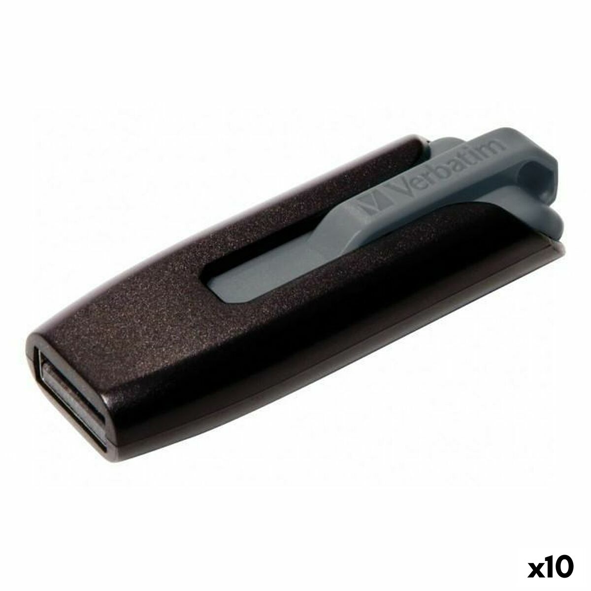 Memória USB Verbatim V3 STORE ´N´GO Preto 256 GB (10 Unidades)