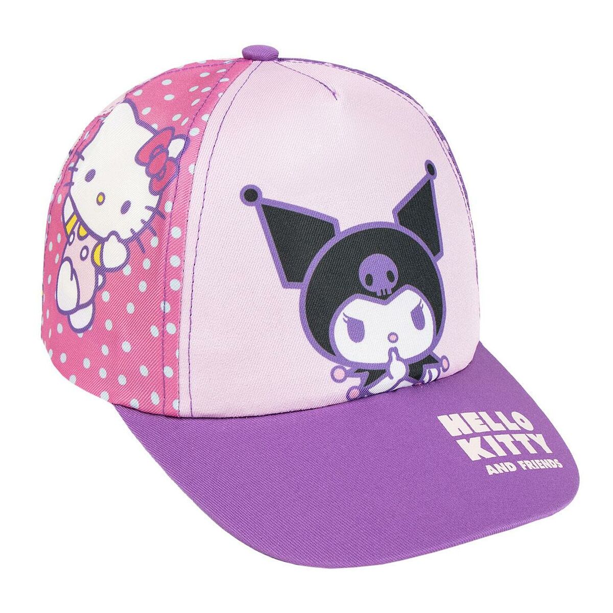 Boné Infantil Hello Kitty Roxo (53 cm)