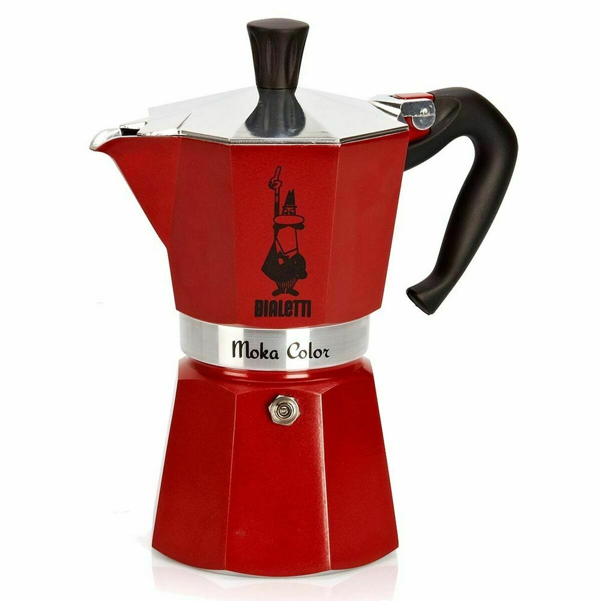 Cafeteira Italiana Bialetti MOKA RED Vermelho 6 Copos