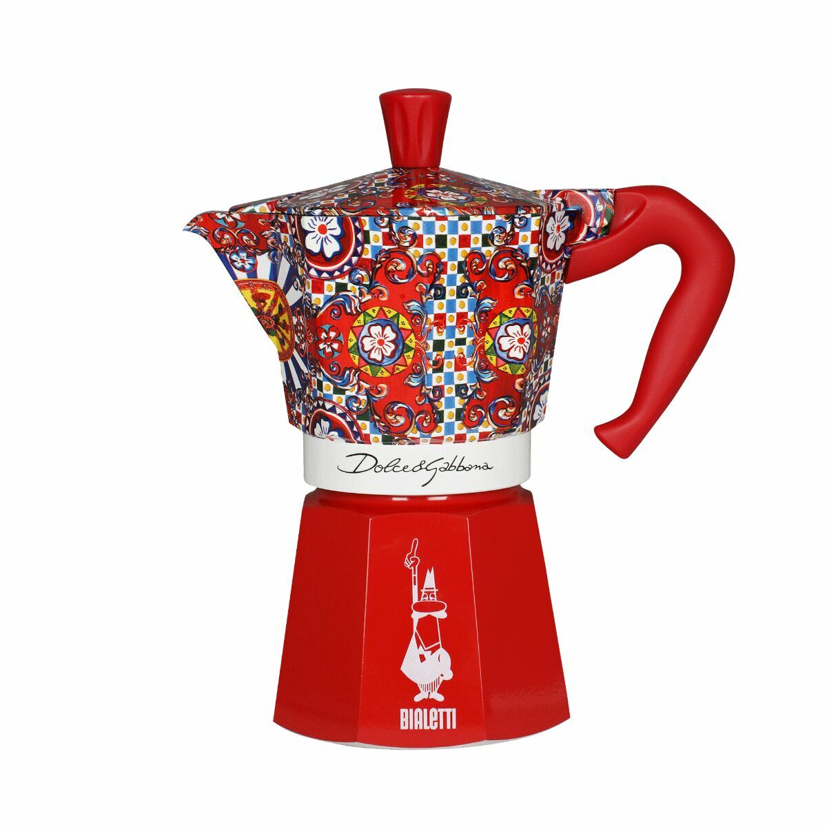 Cafeteira Italiana Bialetti MOKA D&G Prateado Alumínio 6 Copos
