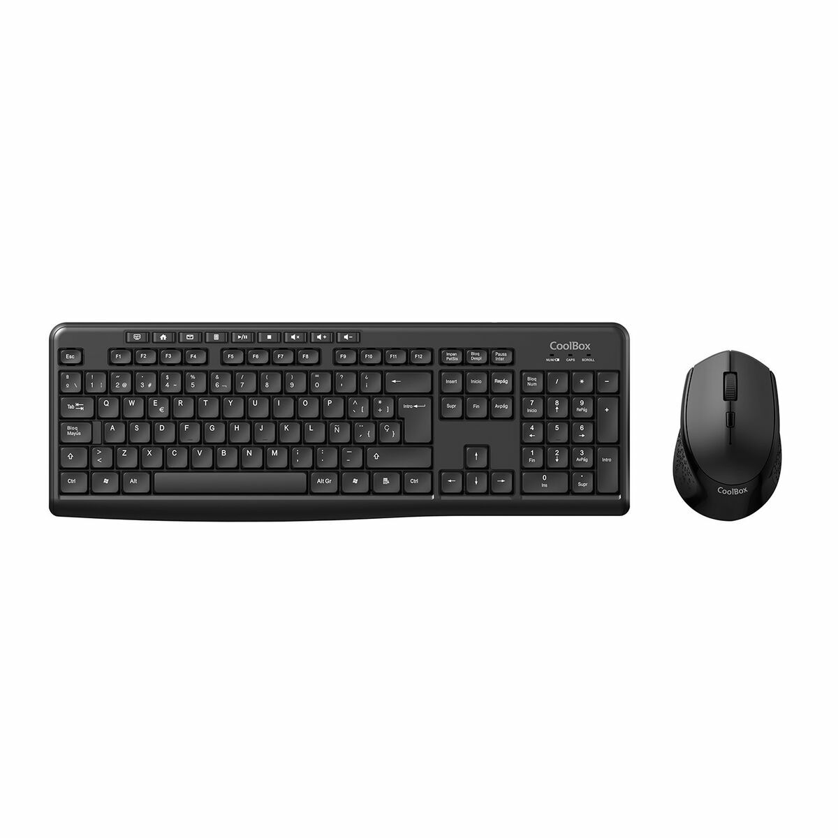 Teclado e Rato CoolBox COO-KTR-03W